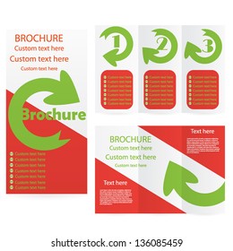 Vector Brochure Layout Design Template abstract