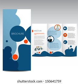 Vector Brochure Layout Design Template