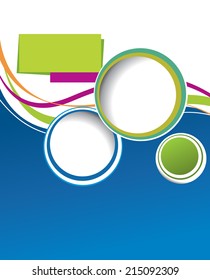 Vector Brochure Layout design template