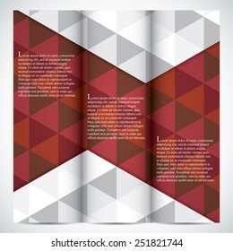 Vector Brochure Layout Design Template