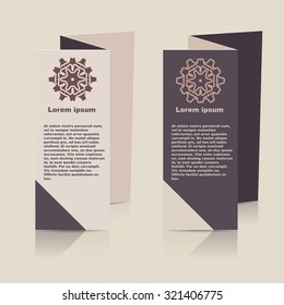 Vector Brochure Layout Design Template. EPS10 illustration