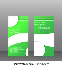 Vector Brochure Layout Design Template