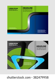 Vector Brochure Layout Design Template
