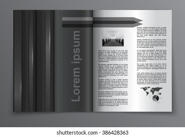 Vector Brochure Layout Design Template