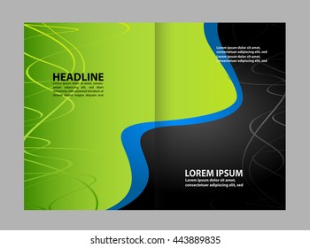 Vector Brochure Layout Design Template
