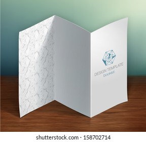 Vector brochure mockup