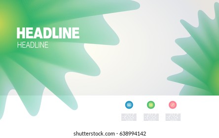 Vector  brochure template or corporate banner design . Modern abstract web, poster ,brochure design template.