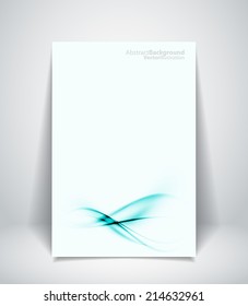Vector brochure template design 