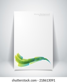 Vector brochure template design 