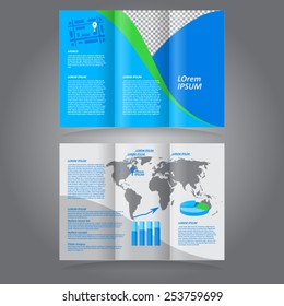 Vector brochure template design. 