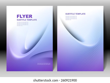 Vector brochure template design