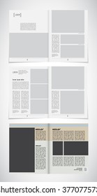 Vector brochure template design