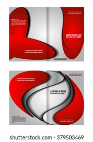 Vector brochure template design 