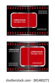 Vector brochure template design 