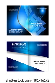Vector brochure template design 