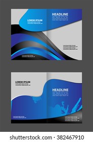 Vector brochure template design
