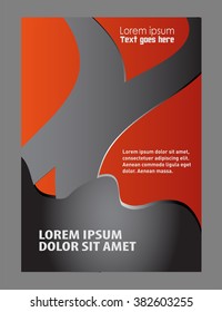 Vector brochure template design
