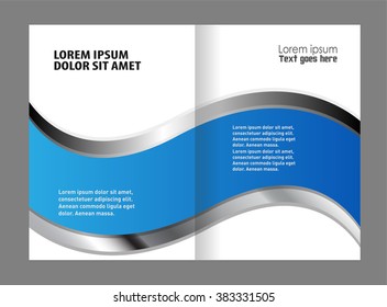 Vector brochure template design
