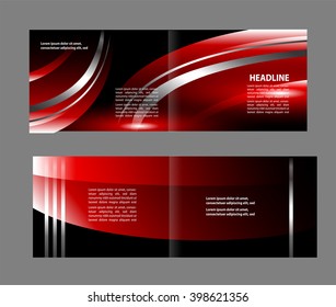 Vector brochure template design
