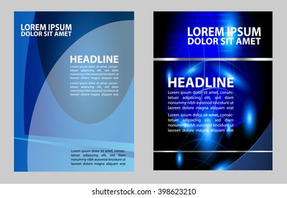 Vector brochure template design
