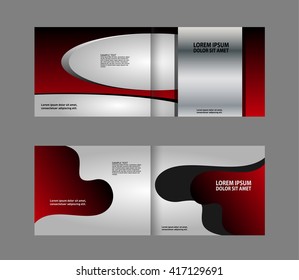 Vector brochure template design
