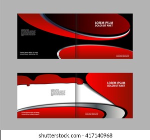 Vector brochure template design
