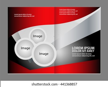Vector brochure template design
