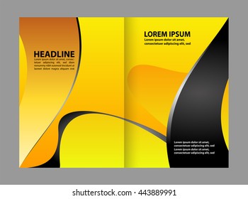 Vector brochure template design
