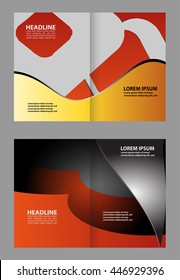 Vector brochure template design

