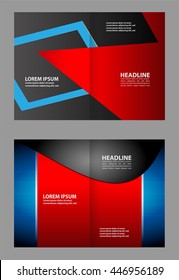 Vector brochure template design
