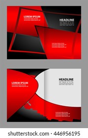 Vector brochure template design
