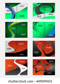 Vector brochure template design
