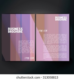 Vector brochure template design, A4 size. Professional business flyer template or corporate banner design, can be use for publishing, print and presentation. Colorful pattern.