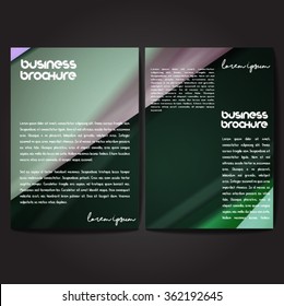 Vector brochure template design, A4 size with colorful polygonal pattern. Professional business flyer template or corporate banner design, can be use for publishing, print and presentation.