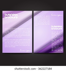 Vector brochure template design, A4 size with colorful polygonal pattern. Professional business flyer template or corporate banner design, can be use for publishing, print and presentation.