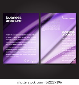 Vector brochure template design, A4 size with colorful polygonal pattern. Professional business flyer template or corporate banner design, can be use for publishing, print and presentation.