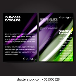 Vector brochure template design, A4 size with colorful polygonal pattern. Professional business flyer template or corporate banner design, can be used for publishing, print and presentation.