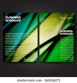 Vector brochure template design, A4 size with colorful polygonal pattern. Professional business flyer template or corporate banner design, can be used for publishing, print and presentation.