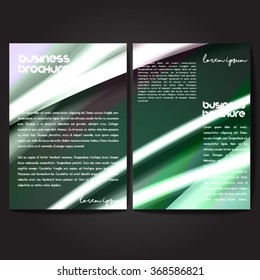 Vector brochure template design, A4 size with colorful polygonal pattern. Professional business flyer template or corporate banner design, can be use for publishing, print and presentation.