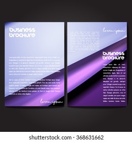 Vector brochure template design, A4 size with colorful polygonal pattern. Professional business flyer template or corporate banner design, can be use for publishing, print and presentation.