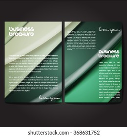 Vector brochure template design, A4 size with colorful polygonal pattern. Professional business flyer template or corporate banner design, can be use for publishing, print and presentation.