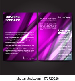 Vector brochure template design, A4 size with colorful polygonal pattern. Professional business flyer template or corporate banner design, can be use for publishing, print and presentation.