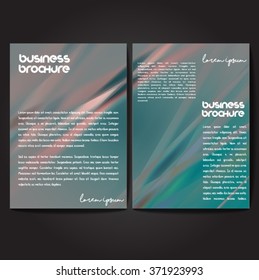 Vector brochure template design, A4 size with colorful polygonal pattern. Professional business flyer template or corporate banner design, can be use for publishing, print and presentation.