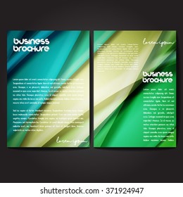 Vector brochure template design, A4 size with colorful polygonal pattern. Professional business flyer template or corporate banner design, can be use for publishing, print and presentation.