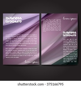 Vector brochure template design, A4 size with colorful polygonal pattern. Professional business flyer template or corporate banner design, can be use for publishing, print and presentation.