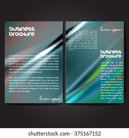 Vector brochure template design, A4 size with colorful polygonal pattern. Professional business flyer template or corporate banner design, can be use for publishing, print and presentation.