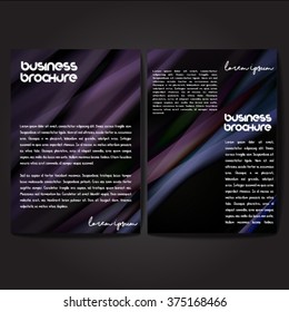 Vector brochure template design, A4 size with colorful polygonal pattern. Professional business flyer template or corporate banner design, can be use for publishing, print and presentation.