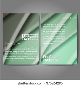 Vector brochure template design, A4 size with colorful wavy polygonal pattern. Professional business flyer template or corporate banner design, can be use for publishing, print and presentation.