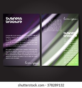 Vector brochure template design, A4 size with colorful polygonal pattern. Professional business flyer template or corporate banner design, can be use for publishing, print and presentation.