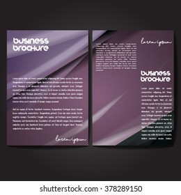 Vector brochure template design, A4 size with colorful polygonal pattern. Professional business flyer template or corporate banner design, can be use for publishing, print and presentation.